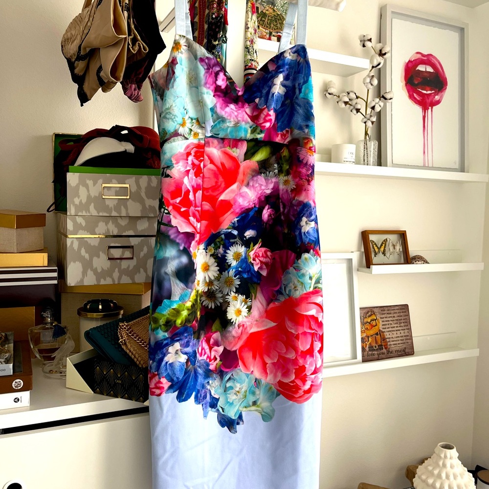 Gorgeous Ted Baker Grand Scale Floral Dress